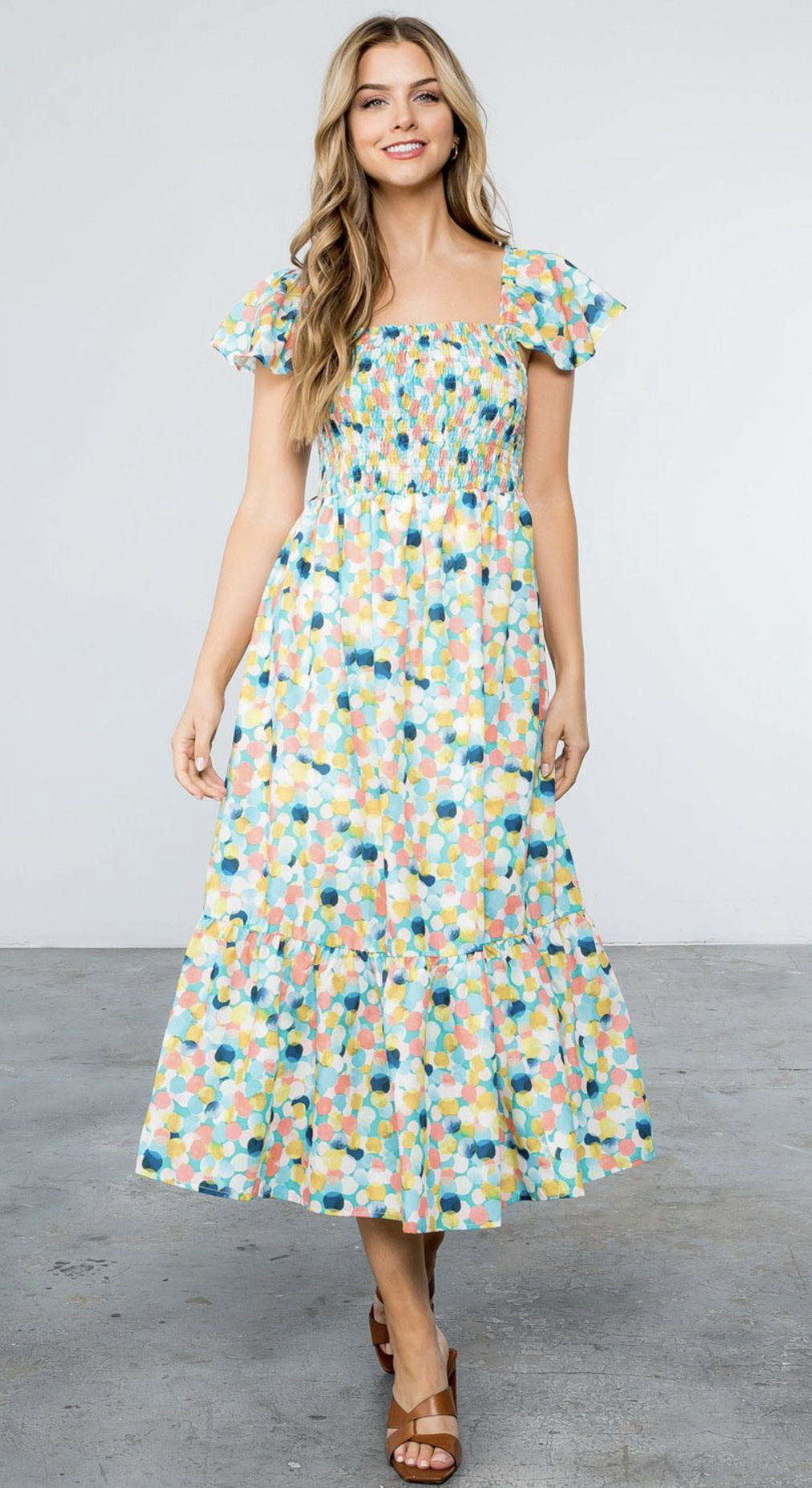 Faithfull the brand shop castilo midi dress