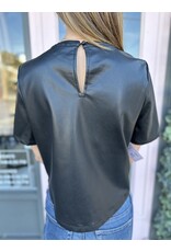 SSLV LEATHER TOP