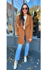 OPEN FRONT KNIT CARDIGAN