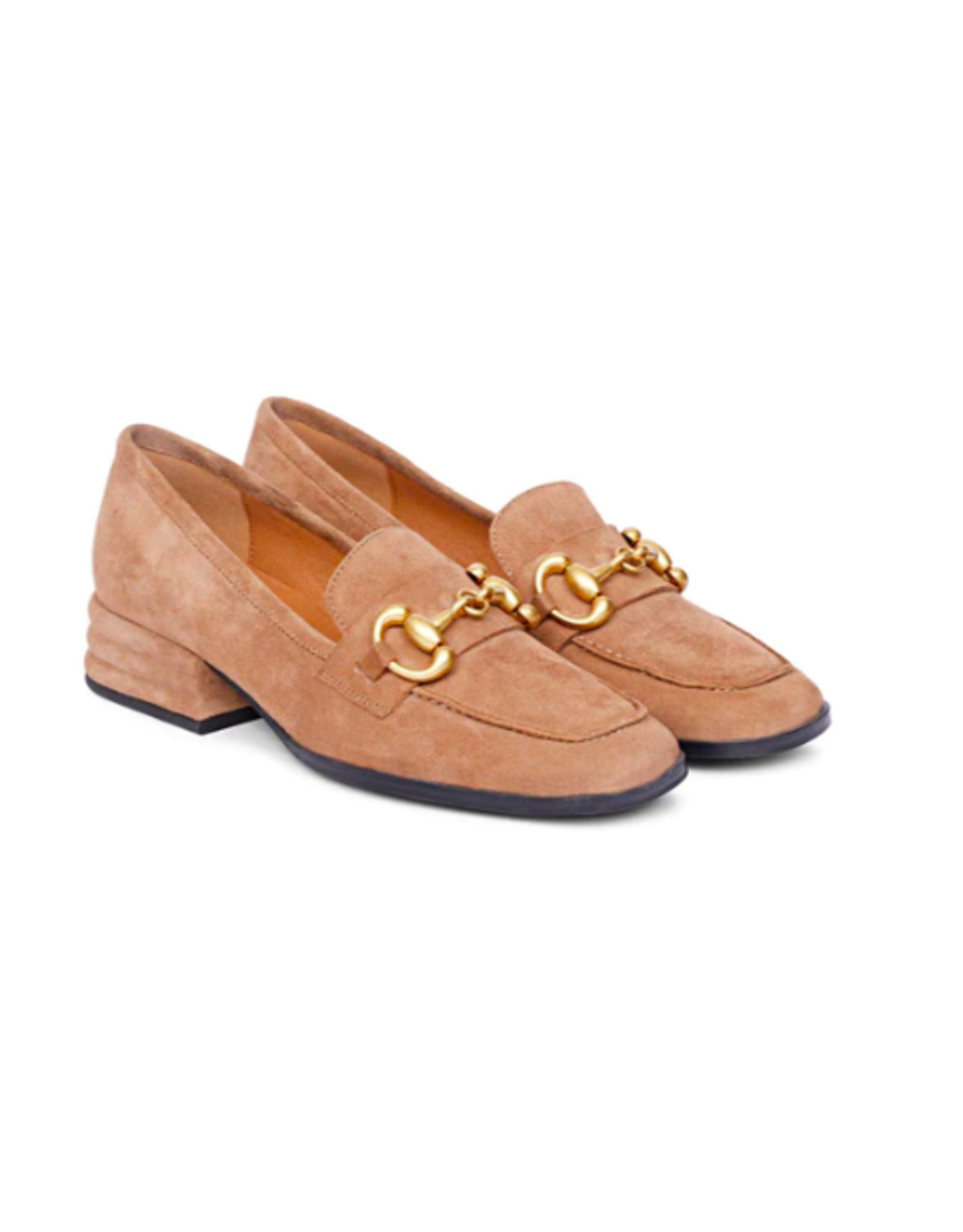 SUEDE HORSEBIT LOAFER PUMP