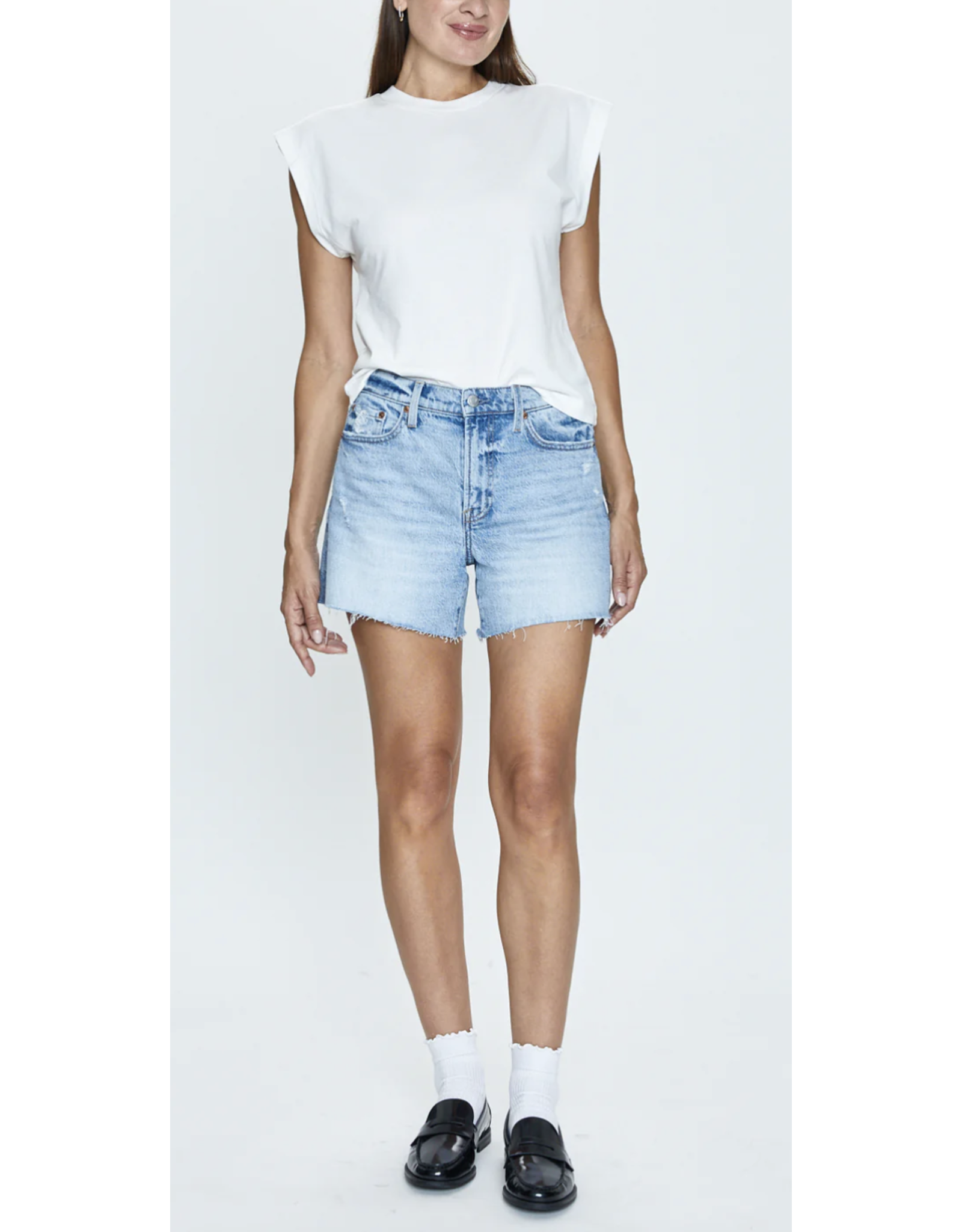 KENNEDY RELAXED MID RISE CUT OFF SHORT