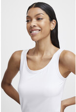 WHITE SILK TANK