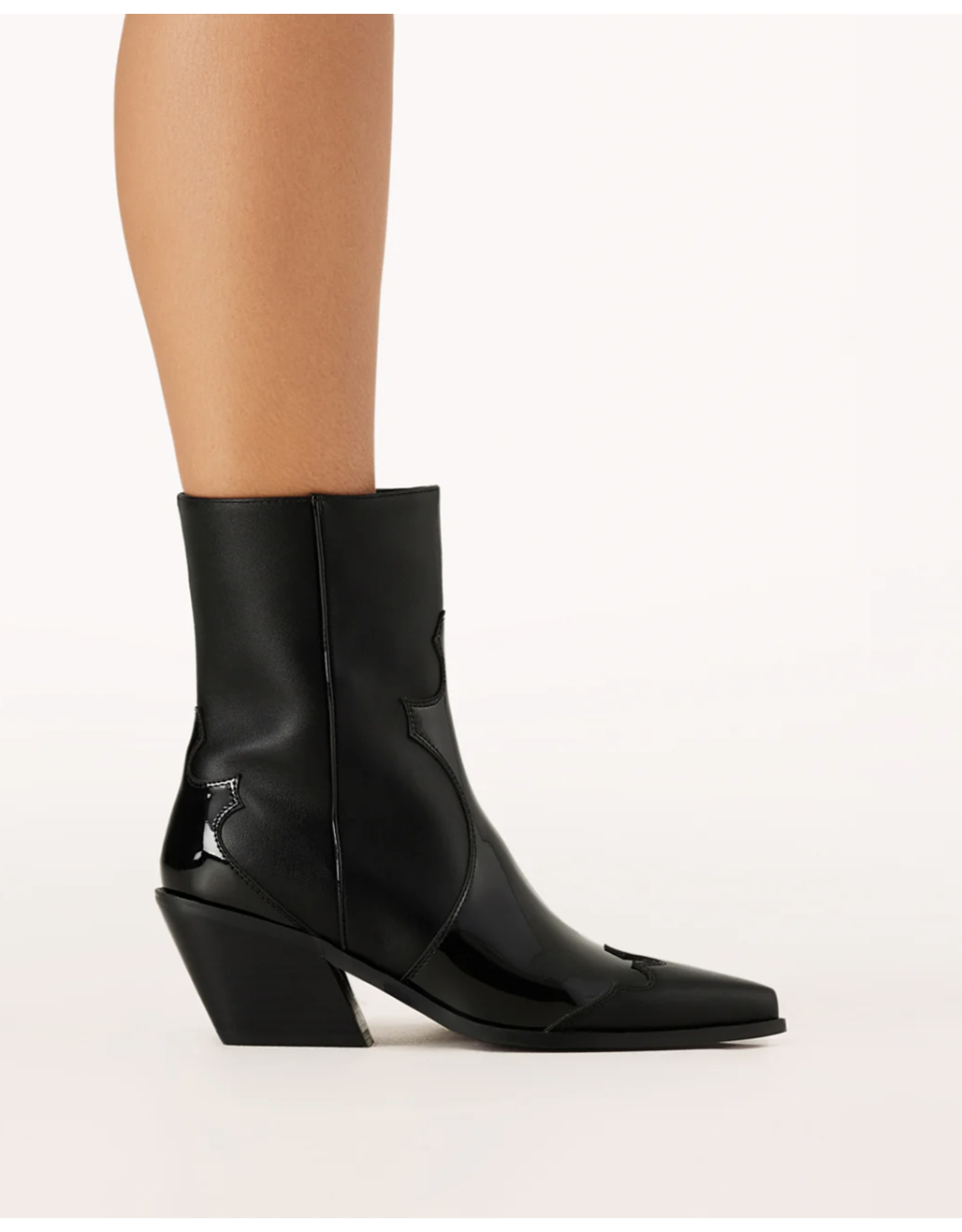 PATTEN LEATHER  BOOTIE