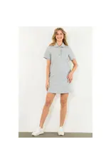 KNIT POLO MINI DRESS