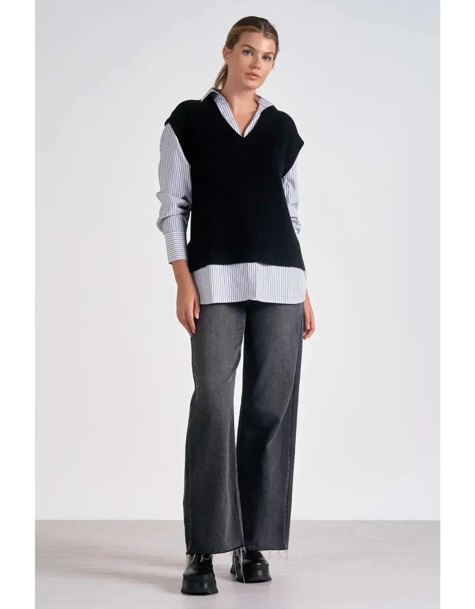 Plus size sweater shirt combo clearance