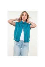QUILTED ZIP UP VEST