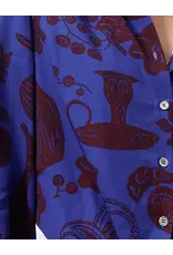 FALL FLORAL TIE FRONT BLOUSE