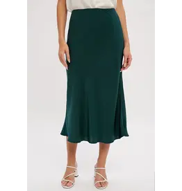 BLUIVY SATIN MIDI SKIRT (Additional Colors)