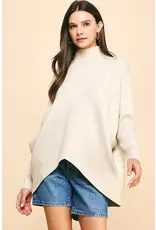 TURTLE NECK LONG SLEEVE SWEATER