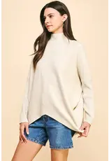 TURTLE NECK LONG SLEEVE SWEATER