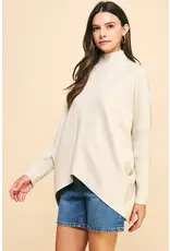 TURTLE NECK LONG SLEEVE SWEATER