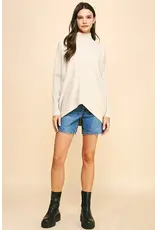 TURTLE NECK LONG SLEEVE SWEATER