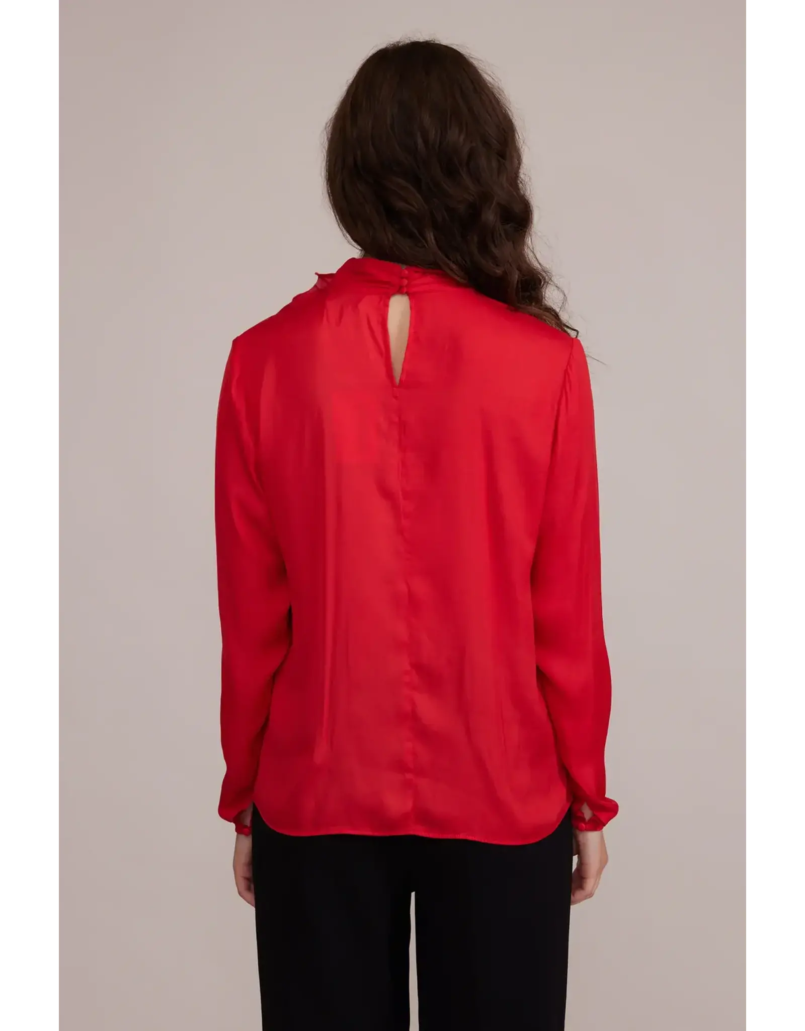 LEIGHTON HIGH NECK ROSE TOP