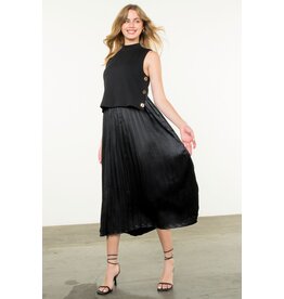 PLEATED SKIRT DRESS
