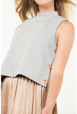 PLEATED SKIRT DRESS