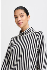 BYOTARI ROLLNECK STRIPE SWEATER