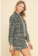 PRINT BUTTON DOWN AND SHORT SET