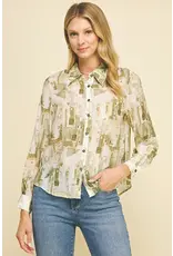 FRENCH SCENIC PRINT TOP