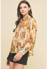 FRENCH SCENIC PRINT TOP