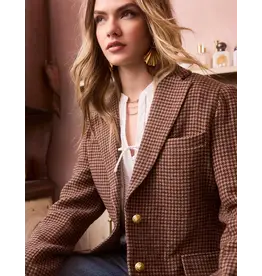 AIKO HOUNDSTOOTH BLAZER