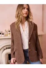 AIKO HOUNDSTOOTH BLAZER