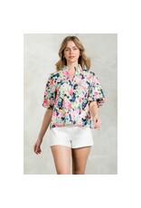 PUFF SLEEVE FLORAL TOP