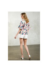 PUFF SLEEVE FLORAL TOP