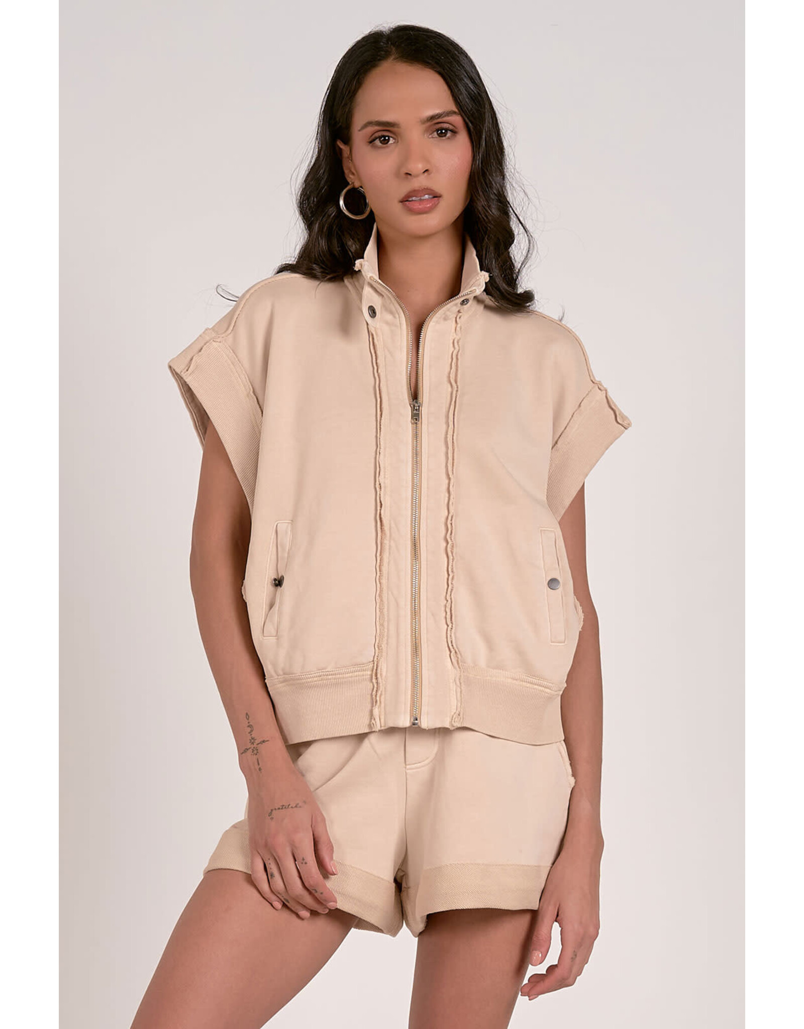 COMFY COTTON ZIPPER VEST