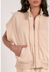 COMFY COTTON ZIPPER VEST
