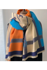 EQUESTRIAN REVERSIBLE WRAP TORQ/ORANGE PRANCE