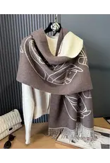 WINDING RIVER EQUESTRIAN REVERSIBLE WRAP BROWN/CREAM EQUINE