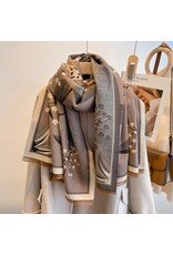 REVERSIBLE WRAP GREY/BLACK GARDEN