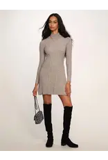 FIT & FLARE SWEATER MINI DRESS
