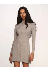 FIT & FLARE SWEATER MINI DRESS