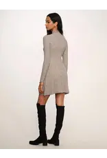 FIT & FLARE SWEATER MINI DRESS