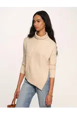 ASYMMETRICAL TURTLENECK SWEATER