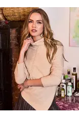 ASYMMETRICAL TURTLENECK SWEATER