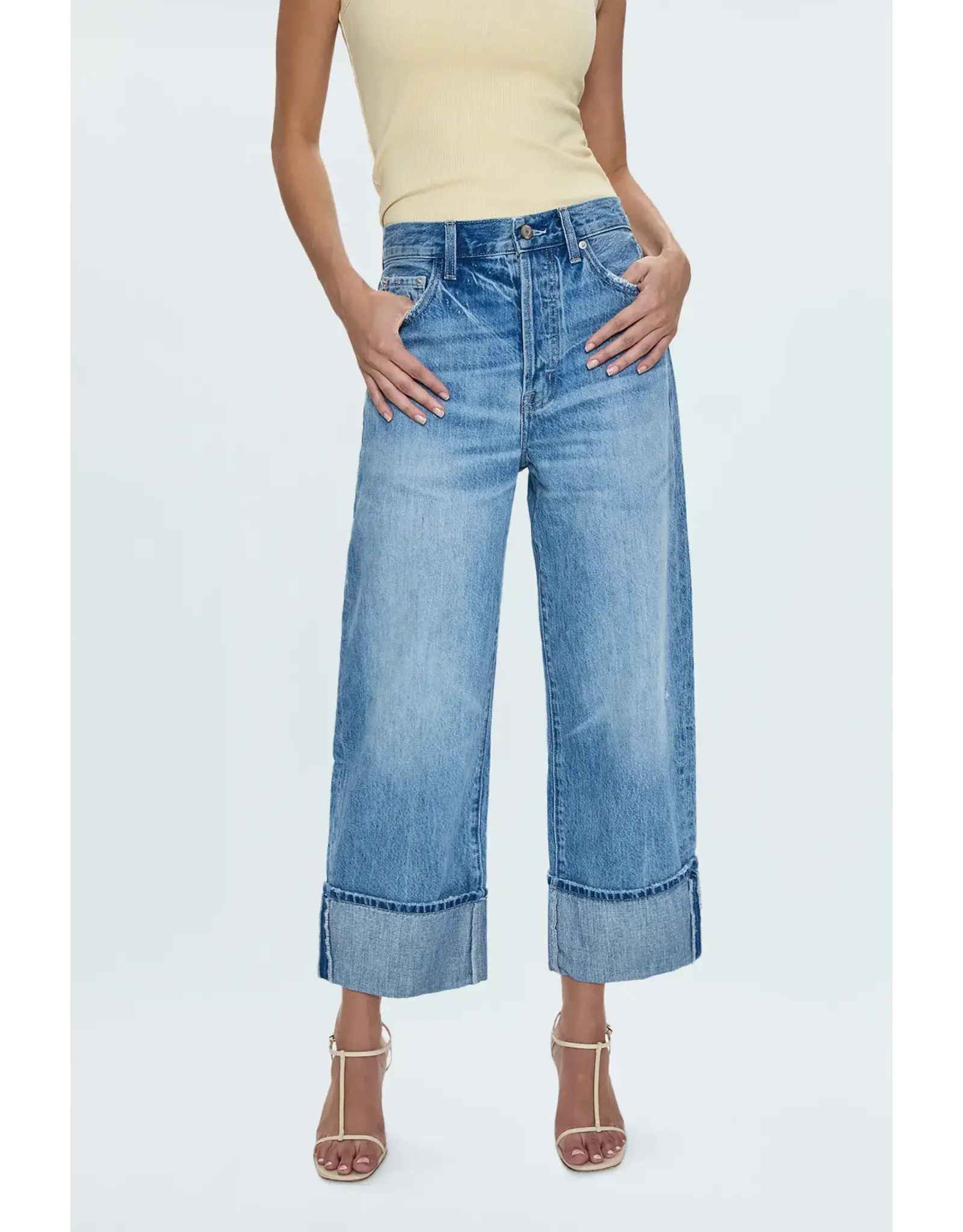 RYDER HIGH RISE CUFFED STRAIGHT