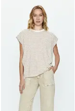 STRIPED TRINA MUSCLE TEE