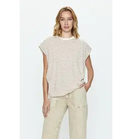 STRIPED TRINA MUSCLE TEE (additional colors)