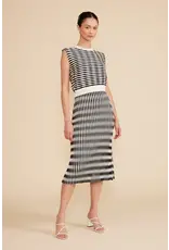 HORIZONTAL STRIPE KNIT TANK/SKIRT SET
