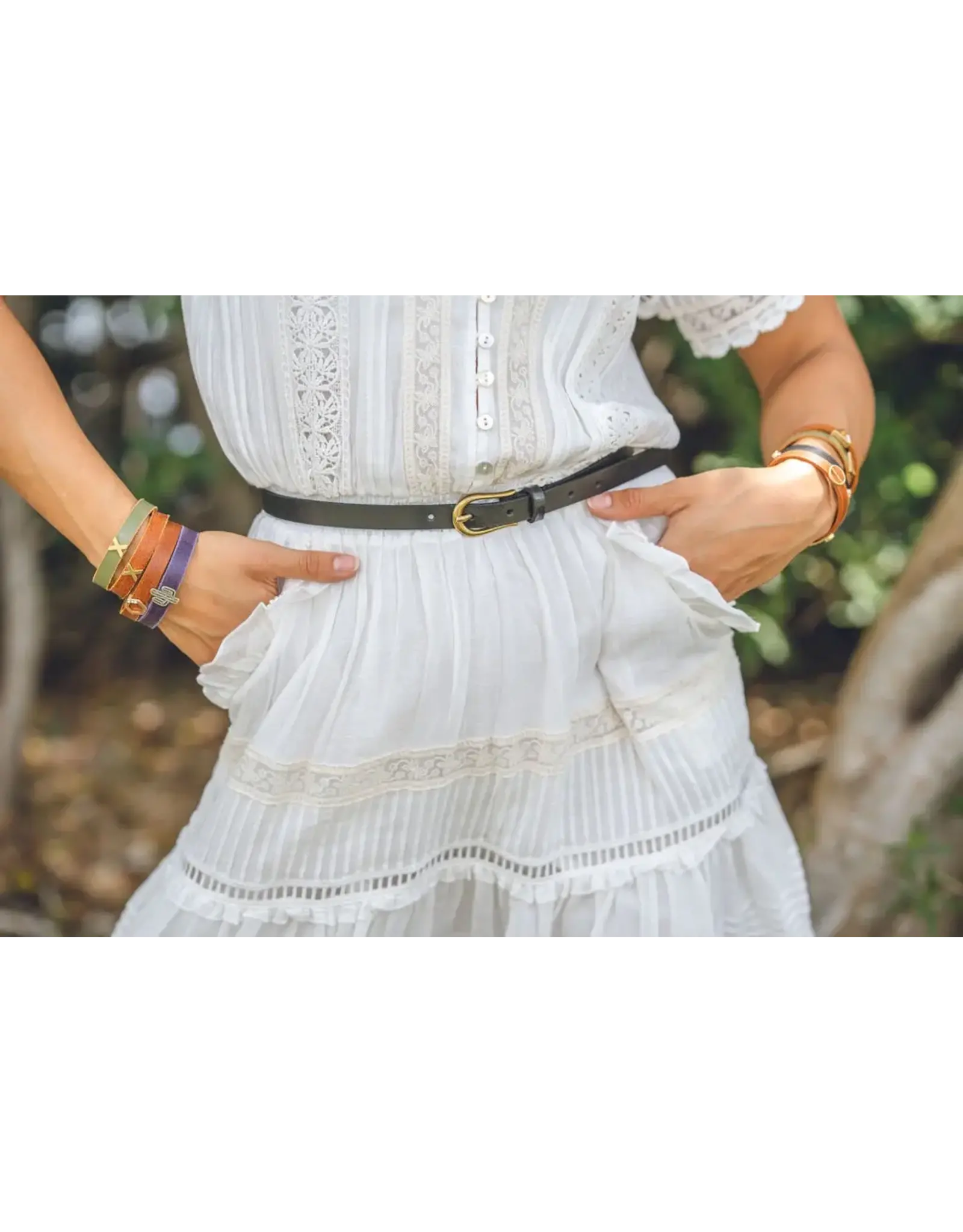 THIN LEATHER BELT 5035