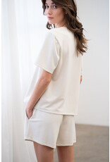 ELLE GRAY CREW NECK SOFT DRESS TSHIRTS