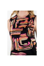 SLEEVELESS EMBROIDERED DETAIL MINI DRESS