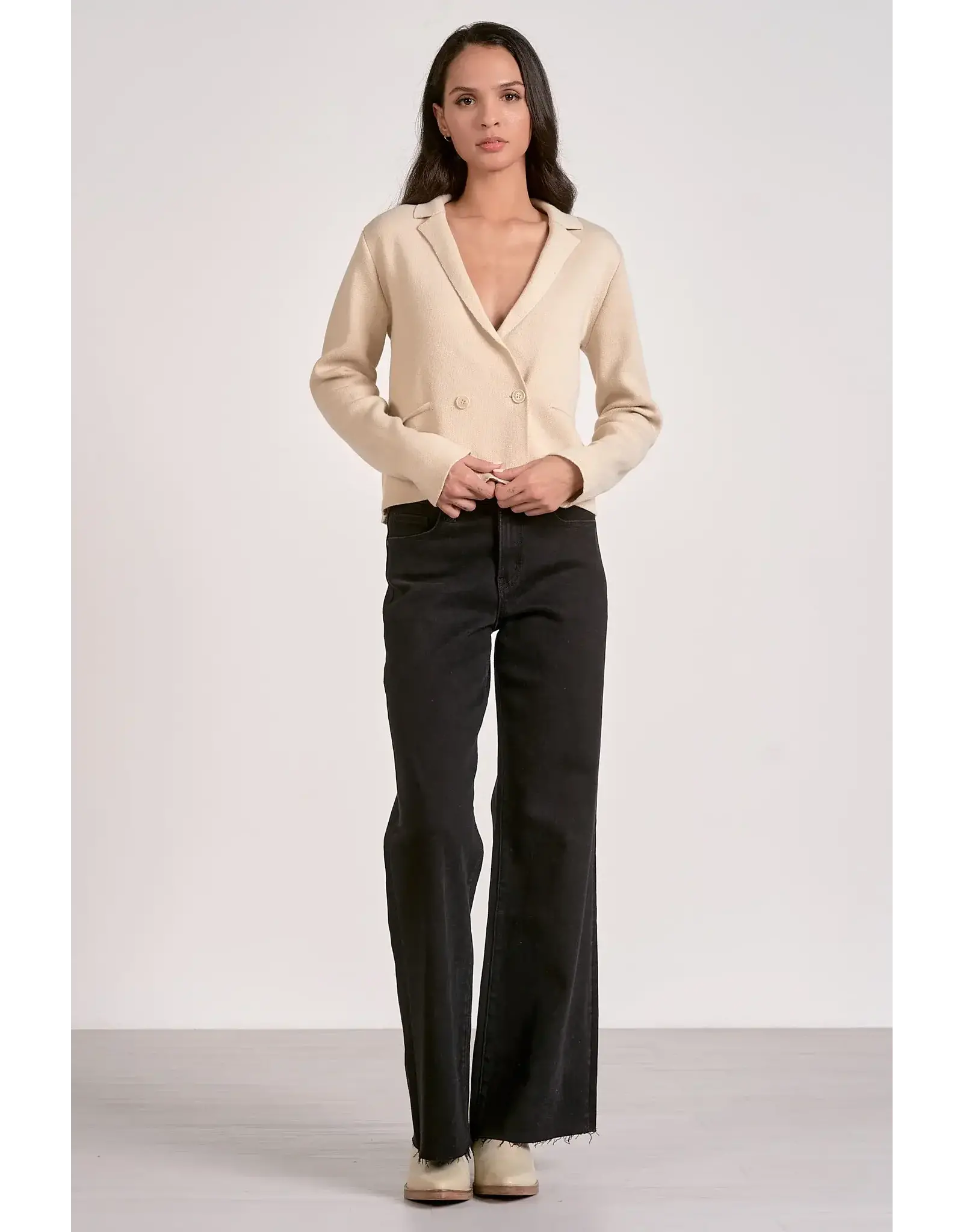 SWEATER JACKET LAPEL