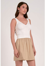 TANK COMBO MINI DRESS