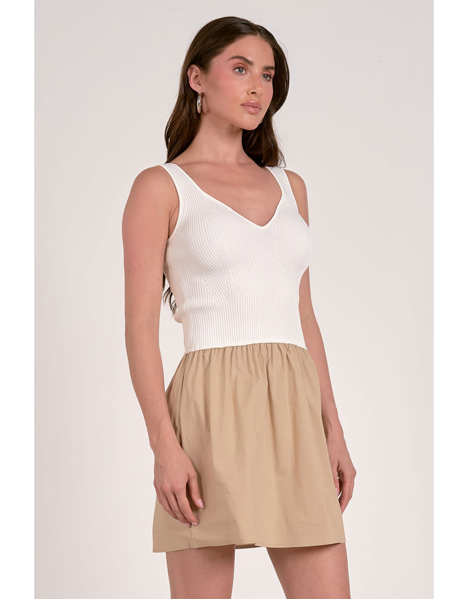 TANK COMBO MINI DRESS