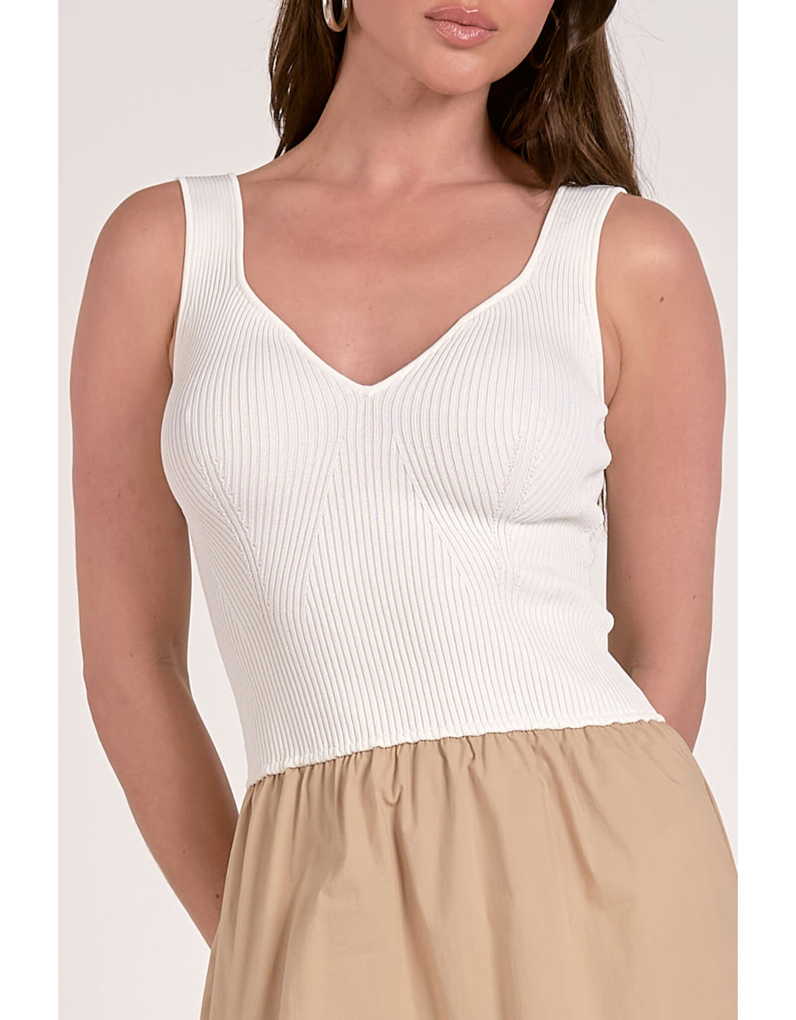 TANK COMBO MINI DRESS