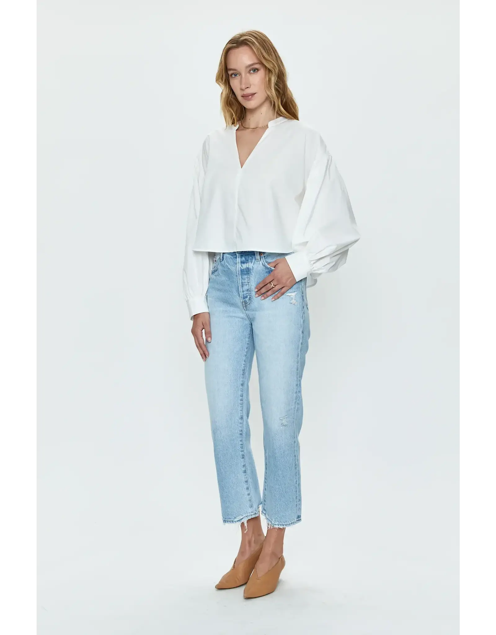 CASSIE CROP SUPER HIGH RISE STRAIGHT