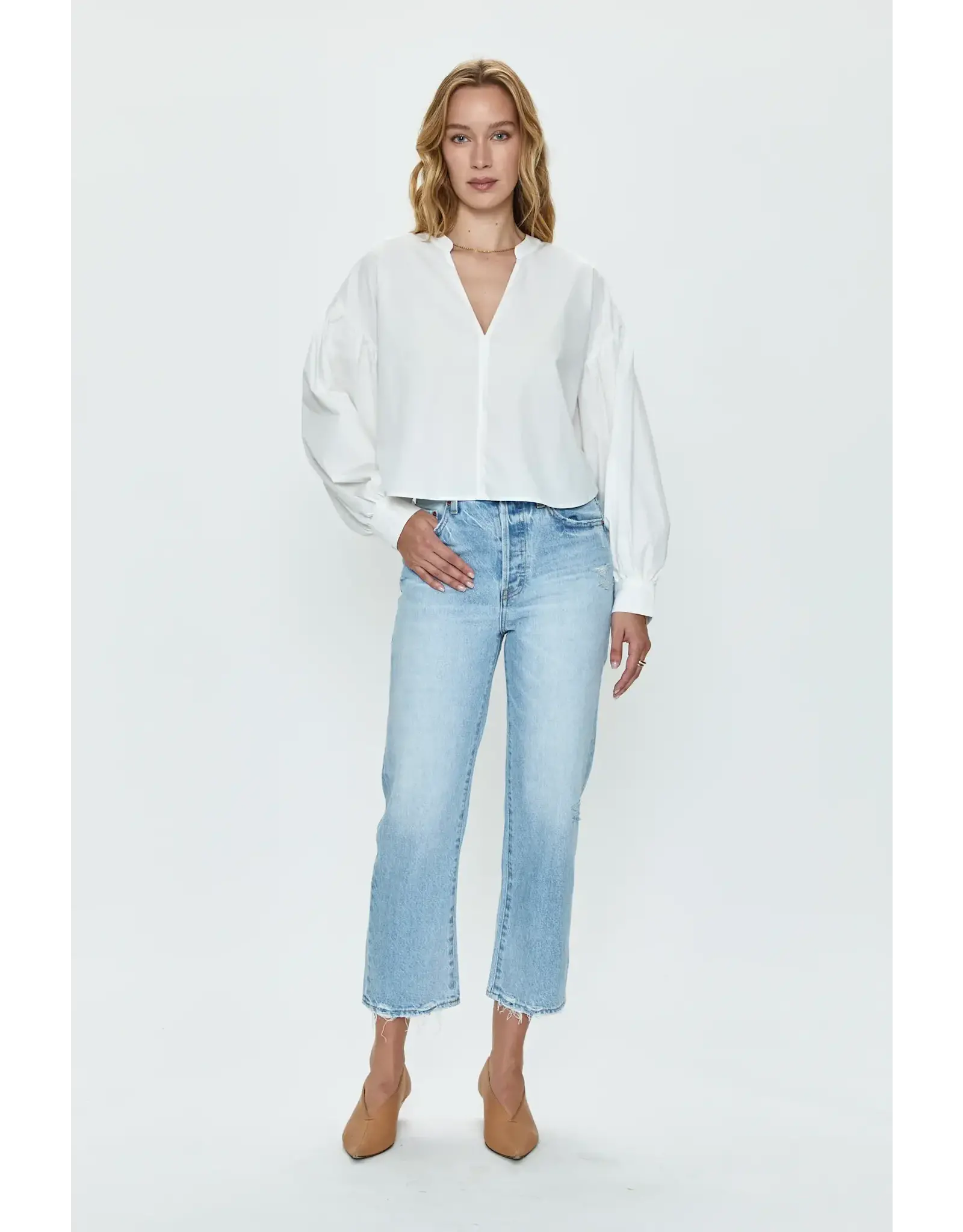 CASSIE CROP SUPER HIGH RISE STRAIGHT